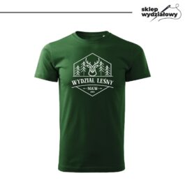 Koszulka T-shirt – Wydział Leśny, Zielona