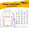 Bluza z kapturem błękitna z małym logo APS - obrazek 2