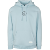 Bluza z kapturem błękitna z małym logo APS