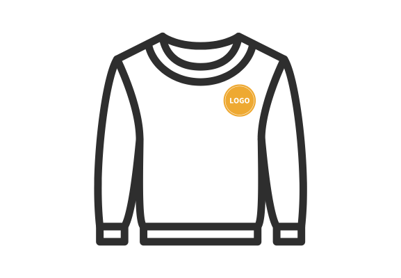 Sklep internetowy bluza bez kaptura z logo